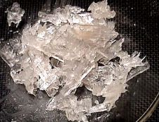 close up of meth