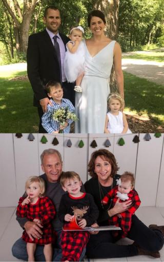 Andy & Lindsay Linder family, Don & Nancy Linder