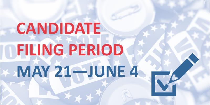 Candidate Filing Period graphic
