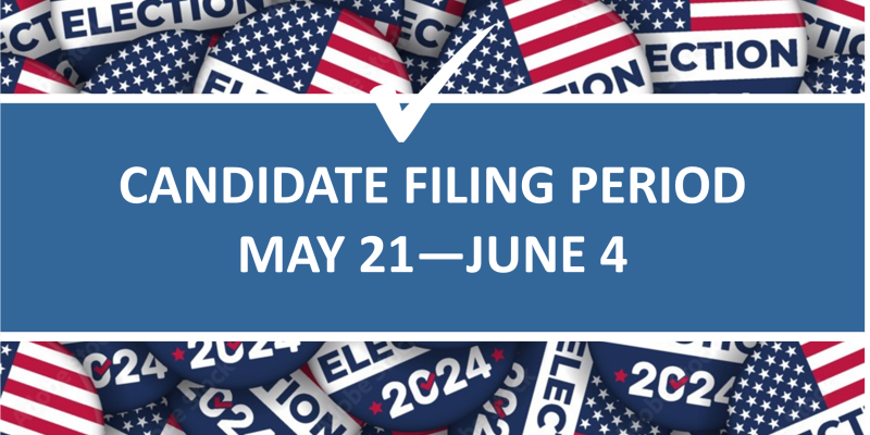Candidate Filing Period graphic